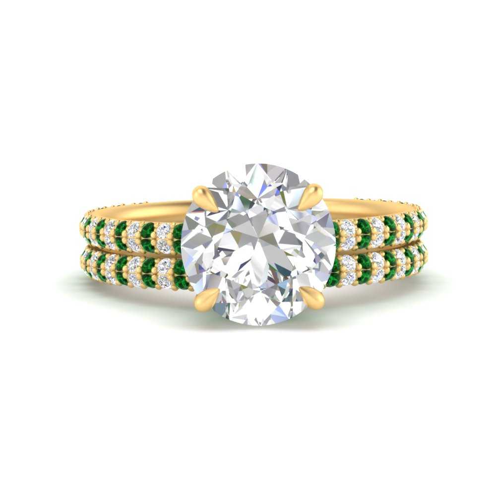 high-profile-round-hidden-emerald-wedding-set-in-FD-10060ROGEMGRANGLE3-NL-YG