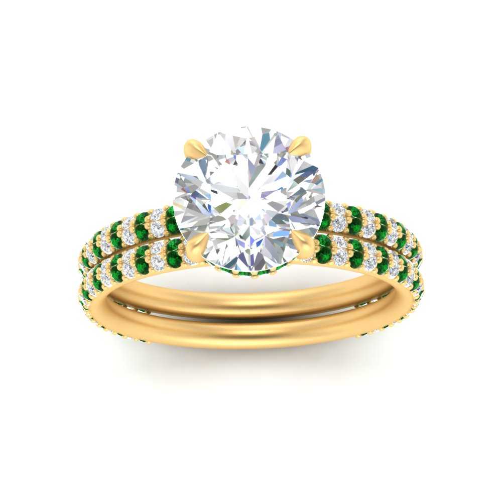 high-profile-round-hidden-emerald-wedding-set-in-FD-10060ROGEMGRANGLE3-NL-YG