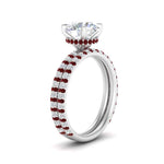 Load image into Gallery viewer, high-profile-round-hidden-ruby-wedding-set-in-FD-10060ROGRUDRANGLE3-NL-WG
