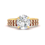 Load image into Gallery viewer, high-profile-round-hidden-ruby-wedding-set-in-FD-10060ROGRUDRANGLE3-NL-YG
