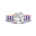 Load image into Gallery viewer, high-profile-round-hidden-sapphire-wedding-set-in-FD-10060ROGSABLANGLE3-NL-RG
