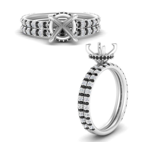high-profile-semi-mount-hidden-black-diamond-wedding-set-in-FD10060SMGBLACKANGLE3-NL-WG