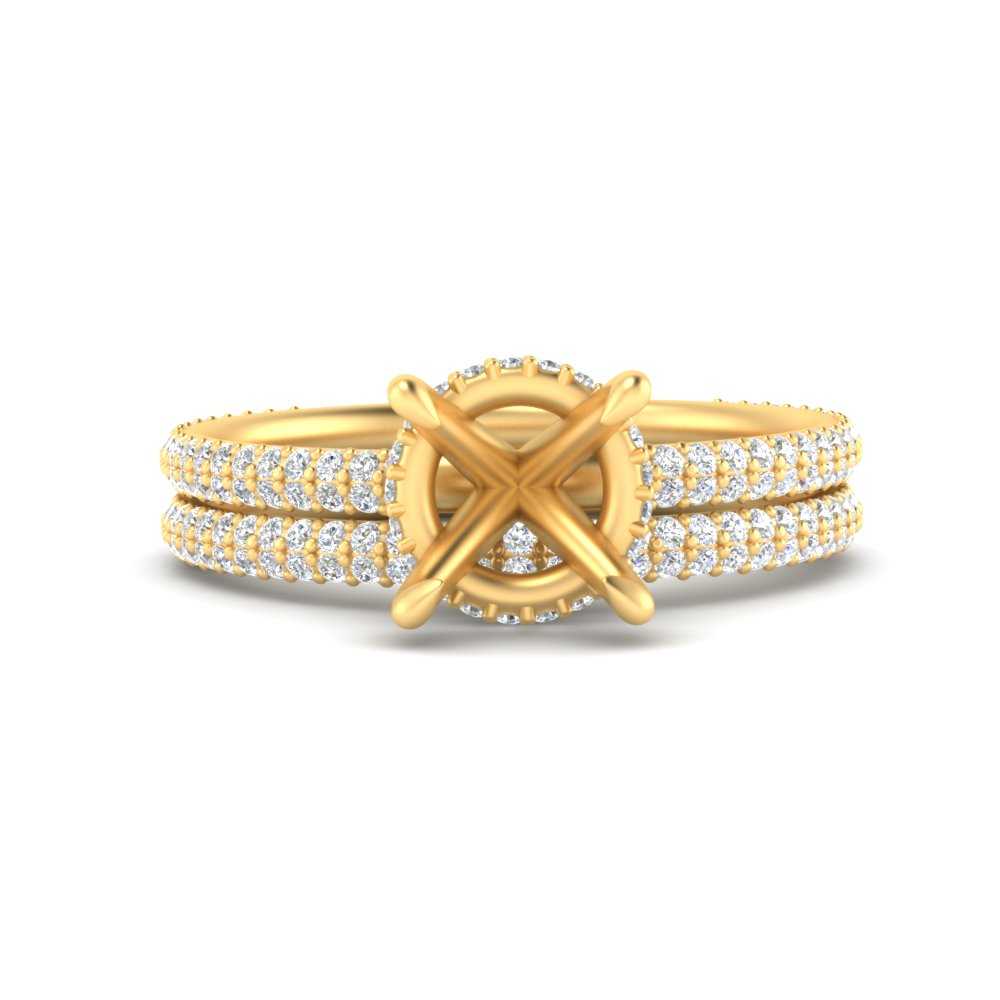 high-profile-semi-mount-hidden-diamond-wedding-set-in-FD10060SMANGLE3-NL-YG