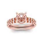 Load image into Gallery viewer, high-profile-semi-mount-hidden-orange-sapphire-wedding-set-in-FD10060SMGSAORANGLE3-NL-RG
