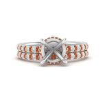 Load image into Gallery viewer, high-profile-semi-mount-hidden-orange-sapphire-wedding-set-in-FD10060SMGSAORANGLE3-NL-WG
