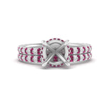 Load image into Gallery viewer, high-profile-semi-mount-hidden-pink-sapphire-wedding-set-in-FD10060SMGSADRPIANGLE3-NL-WG
