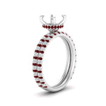 Load image into Gallery viewer, high-profile-semi-mount-hidden-ruby-wedding-set-in-FD10060SMGRUDRANGLE3-NL-WG
