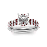 Load image into Gallery viewer, high-profile-semi-mount-hidden-ruby-wedding-set-in-FD10060SMGRUDRANGLE3-NL-WG
