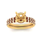 Load image into Gallery viewer, high-profile-semi-mount-hidden-ruby-wedding-set-in-FD10060SMGRUDRANGLE3-NL-YG
