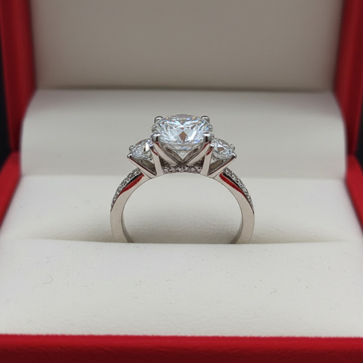 High Set Engagement Ring