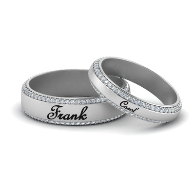 His And Hers Personalized Matching Bands