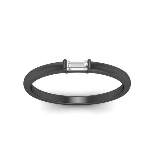 Horizontal Baguette Promise Ring