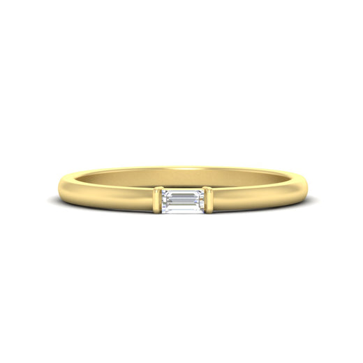 Horizontal Baguette Promise Ring