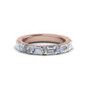 Load image into Gallery viewer, Horizontal Emerald Cut Classic Band