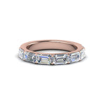 Load image into Gallery viewer, Horizontal Emerald Cut Classic Band
