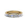 Load image into Gallery viewer, Horizontal Emerald Cut Classic Band