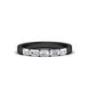 Load image into Gallery viewer, horizontal-emerald-cut-wedding-ring-band-in-black-gold-FD8126EMB-0.75CT-NL-BG