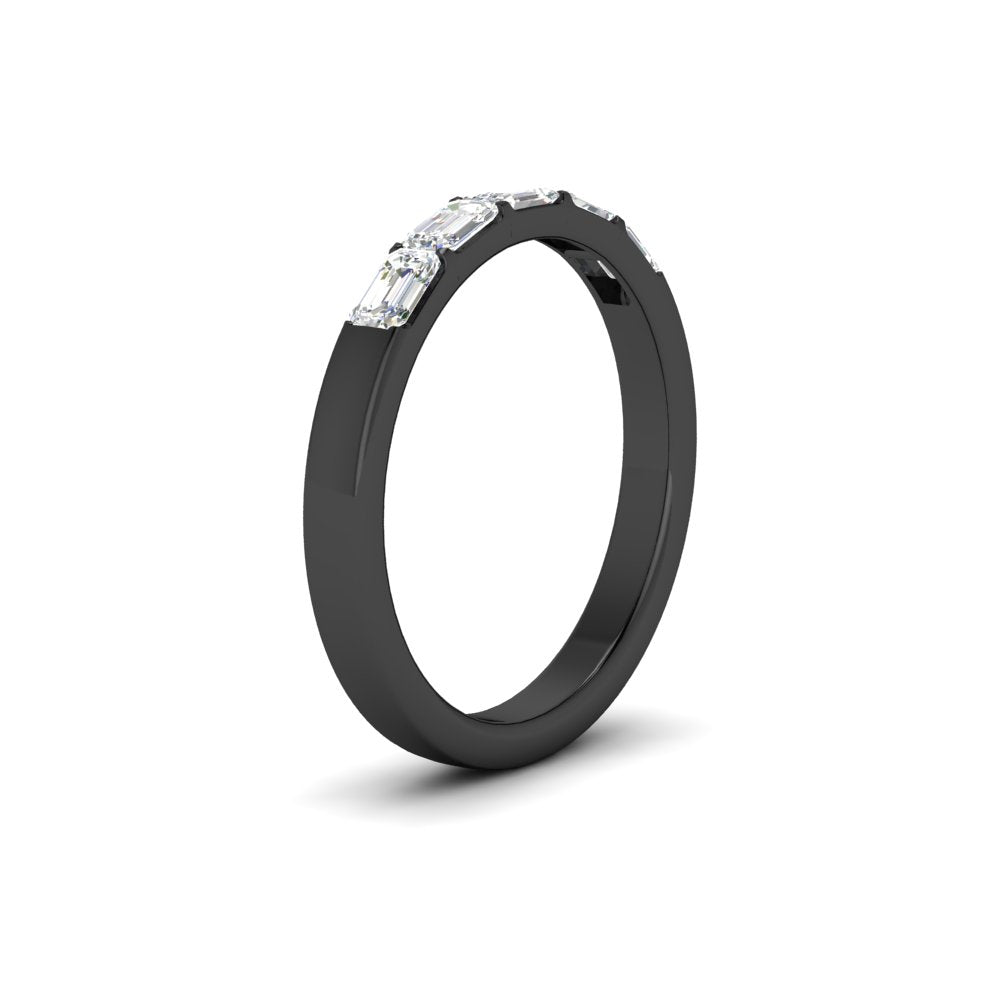 horizontal-emerald-cut-wedding-ring-band-in-black-gold-FD8126EMBANGLE2-0.75CT-NL-BG