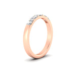Load image into Gallery viewer, horizontal-emerald-cut-wedding-ring-band-in-rose-gold-FD8126EMBANGLE2-0.75CT-NL-RG
