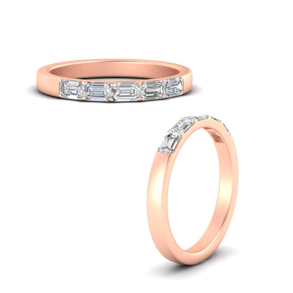 horizontal-emerald-cut-wedding-ring-band-in-rose-gold-FD8126EMBANGLE3-0.75CT-NL-RG