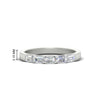 Load image into Gallery viewer, horizontal-emerald-cut-wedding-ring-band-in-white-gold-FD8126EMB-0.75CT-NL-WG-HW