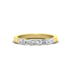 Load image into Gallery viewer, horizontal-emerald-cut-wedding-ring-band-in-yellow-gold-FD8126EMB-0.75CT-NL-YG