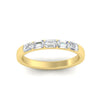 Load image into Gallery viewer, horizontal-emerald-cut-wedding-ring-band-in-yellow-gold-FD8126EMBANGLE5-0.75CT-NL-YG