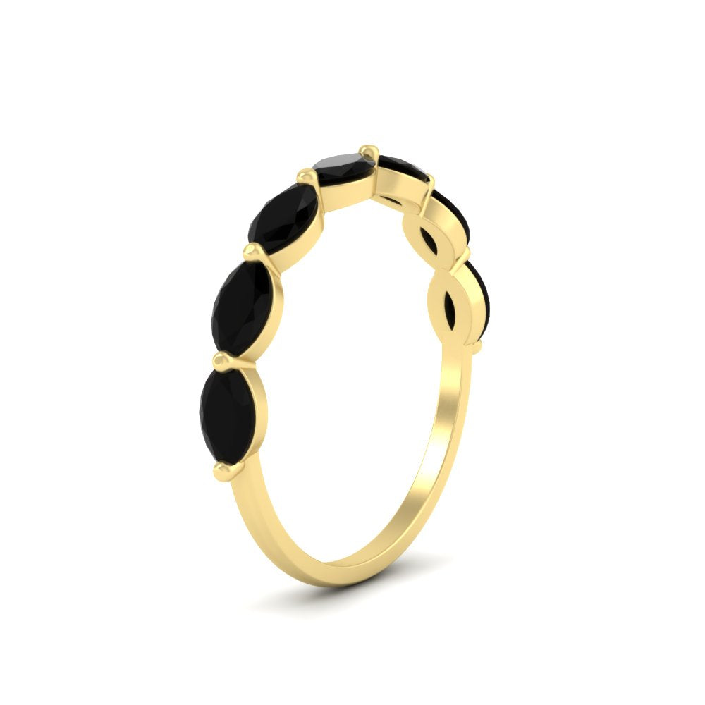 horizontal-marquise-wedding-black-diamond-band-in-FD9939MQBGBLACKANGLE3-1.50CT-NL-YG