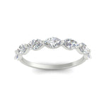 Load image into Gallery viewer, horizontal-marquise-wedding-diamond-band-in-FD9939MQBANGLE3-1.50CT-NL-WG
