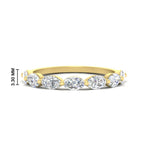 Load image into Gallery viewer, horizontal-marquise-wedding-diamond-band-in-FD9939MQBANGLE3-1.50CT-NL-YG
