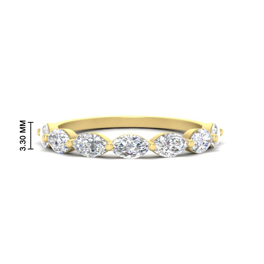 horizontal-marquise-wedding-diamond-band-in-FD9939MQBANGLE3-1.50CT-NL-YG