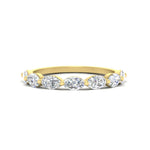 Load image into Gallery viewer, horizontal-marquise-wedding-diamond-band-in-FD9939MQBANGLE3-1.50CT-NL-YG
