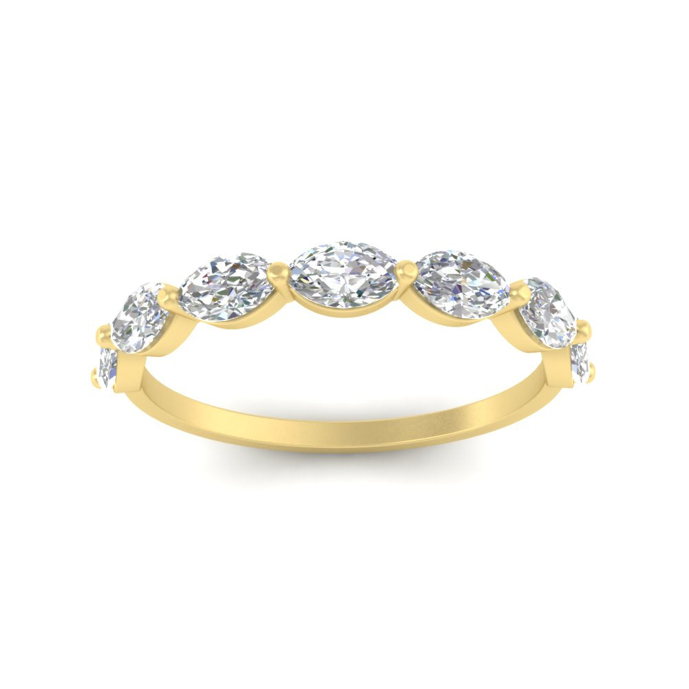 horizontal-marquise-wedding-diamond-band-in-FD9939MQBANGLE3-1.50CT-NL-YG