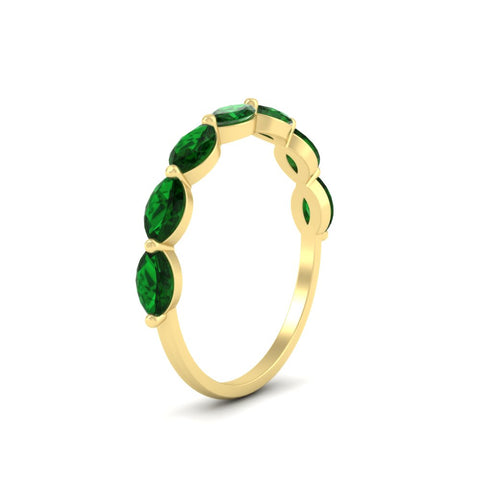 horizontal-marquise-wedding-emerald-band-in-FD9939MQBGEMGRANGLE3-1.50CT-NL-YG