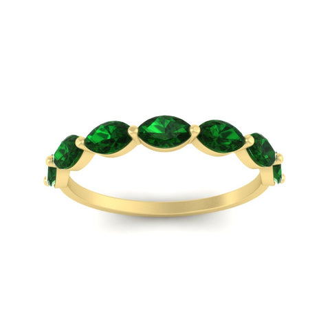 horizontal-marquise-wedding-emerald-band-in-FD9939MQBGEMGRANGLE3-1.50CT-NL-YG
