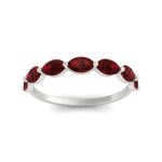 Load image into Gallery viewer, horizontal-marquise-wedding-ruby-band-in-FD9939MQBGRUDRANGLE3-1.50CT-NL-WG
