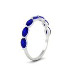 Load image into Gallery viewer, horizontal-marquise-wedding-sapphire-band-in-FD9939MQBGSABLANGLE3-1.50CT-NL-WG
