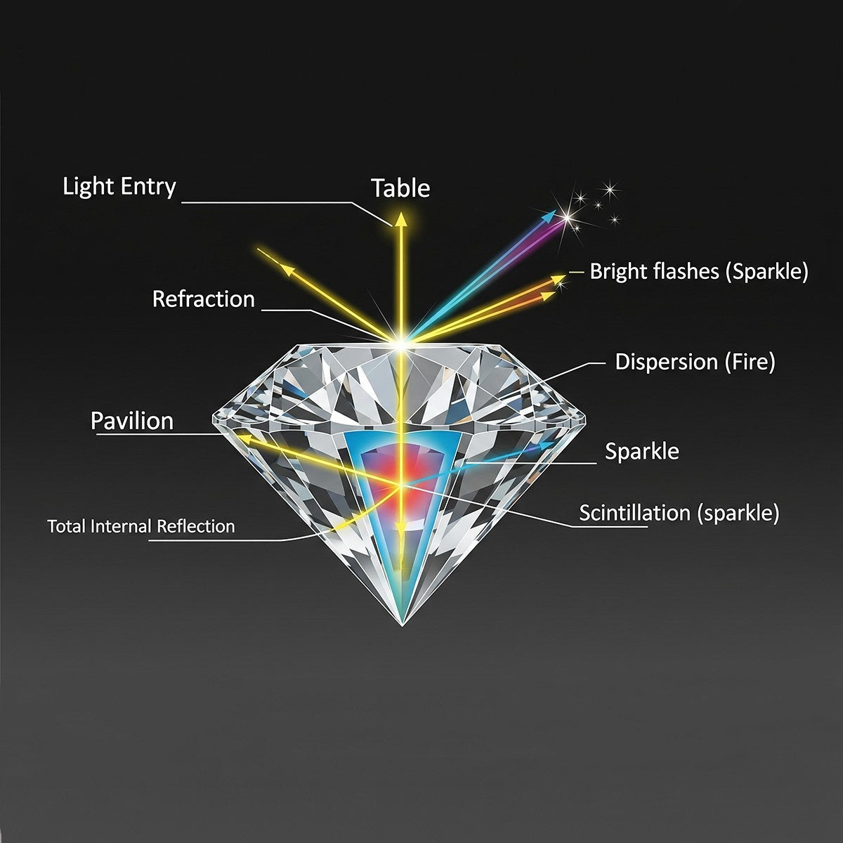 How Light Performance Works in Diamonds