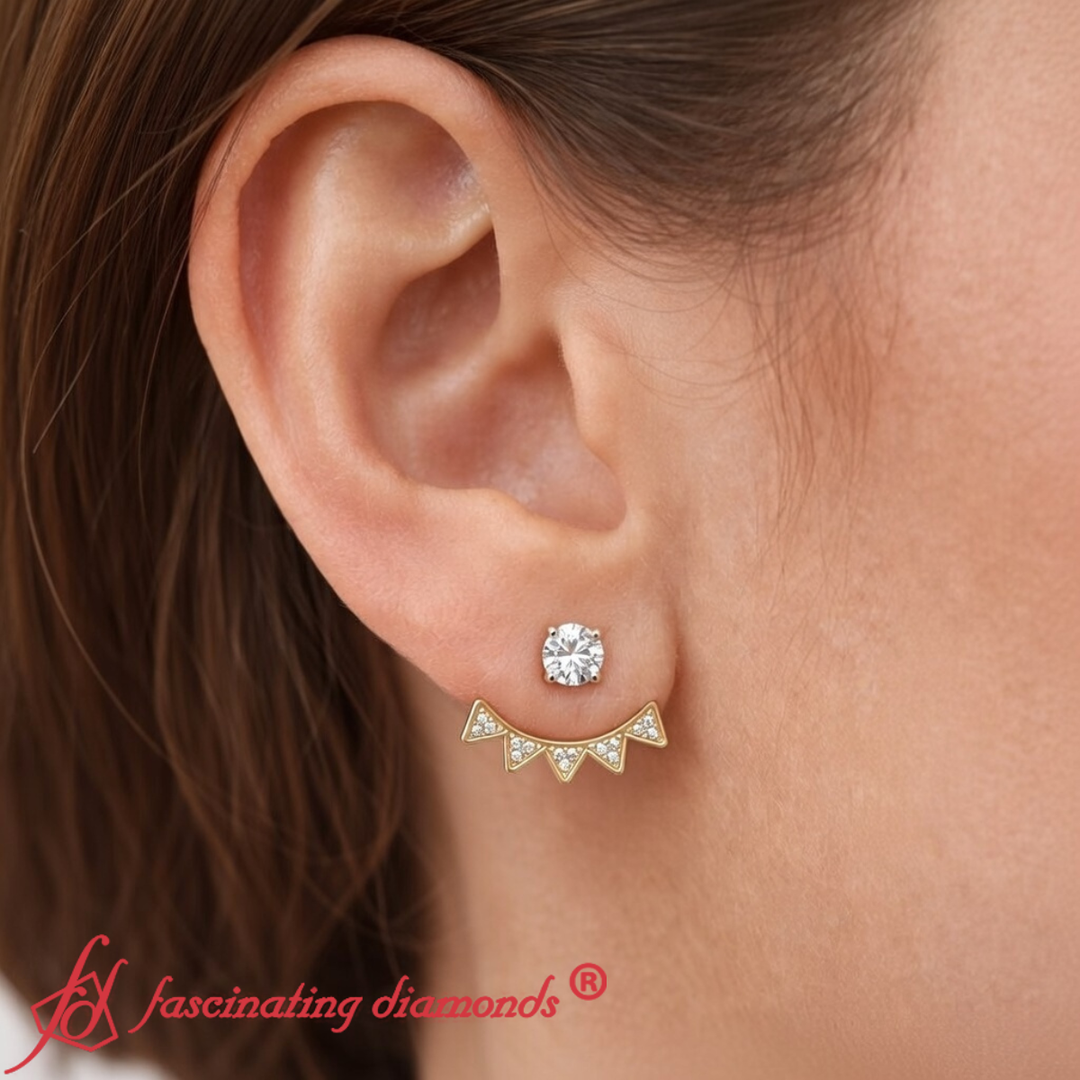 V Shape Earlobe Jackets