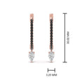 Thumbnail 75 - huggie-black-diamond-pear-earrings-in-rose-gold-FDEAR8200GBLACK-NL-RG