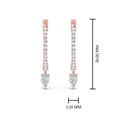Thumbnail 3 - huggie-diamond-pear-earrings-in-rose-gold-FDEAR8200-NL-RG