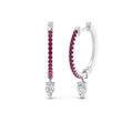 Thumbnail 29 - huggie-pink-sapphire-pear-earrings-in-white-gold-FDEAR8200GSADRPI-NL-WG