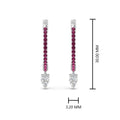 Thumbnail 31 - huggie-pink-sapphire-pear-earrings-in-white-gold-FDEAR8200GSADRPI-NL-WG