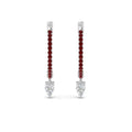 Thumbnail 66 - huggie-ruby-pear-earrings-in-white-gold-FDEAR8200GRUDR-NL-WG