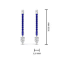 Thumbnail 19 - huggie-sapphire-pear-earrings-in-white-gold-FDEAR8200GSABL-NL-WG