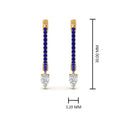 Thumbnail 23 - huggie-sapphire-pear-earrings-in-yellow-gold-FDEAR8200GSABL-NL-YG