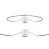 Load image into Gallery viewer, Alphabet disc diamond bracelet