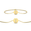 Load image into Gallery viewer, Alphabet disc diamond bracelet