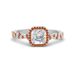 Load image into Gallery viewer, infinity-asscher-cut-halo-orange-sapphire-engagement-ring-in-white-gold-FD9126ASRGSAOR-NL-WG?v=1757924728
