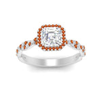 Load image into Gallery viewer, infinity-asscher-cut-halo-orange-sapphire-engagement-ring-in-white-gold-FD9126ASRGSAORANGLE5-NL-WG?v=1757924729
